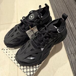 Adidas x Stella McCartney Black Solarglide Sneakers
